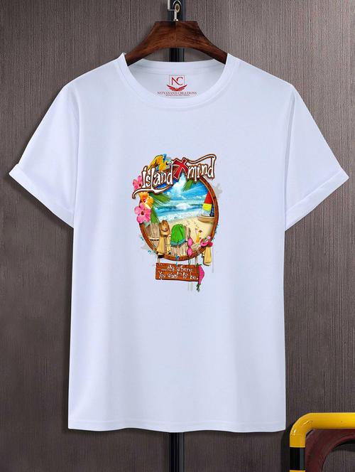 unisex graphic printed round neck tshirt - 20768421 - Very Small Image - 1