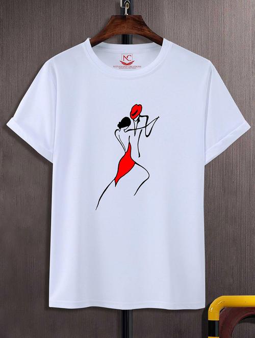 unisex graphic printed round neck tshirt - 20768460 - Very Small Image - 1