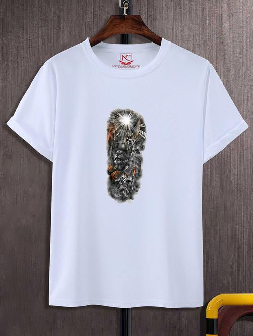 unisex graphic printed round neck tshirt - 20768468 - Very Small Image - 1