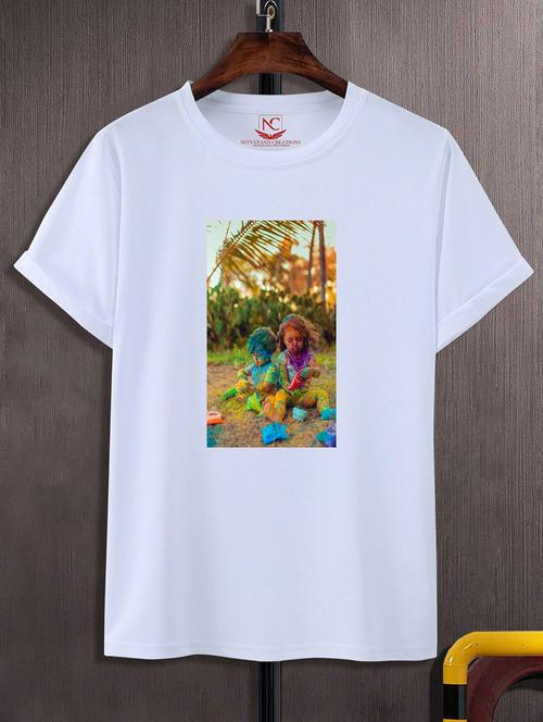 unisex graphic printed round neck tshirt - 20768475 - Very Small Image - 1