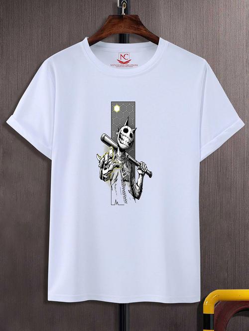 unisex graphic printed round neck tshirt - 20768483 - Very Small Image - 1