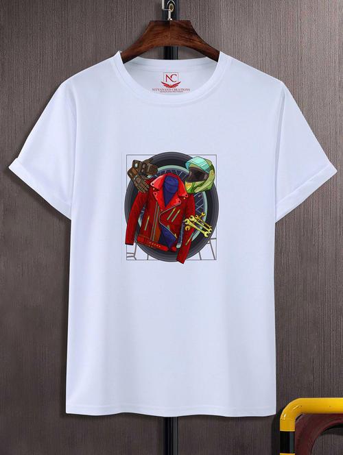unisex graphic printed round neck tshirt - 20768486 - Very Small Image - 1