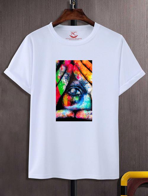 unisex graphic printed round neck tshirt - 20768509 - Very Small Image - 1
