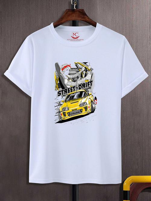 unisex graphic printed round neck tshirt - 20768524 - Very Small Image - 1
