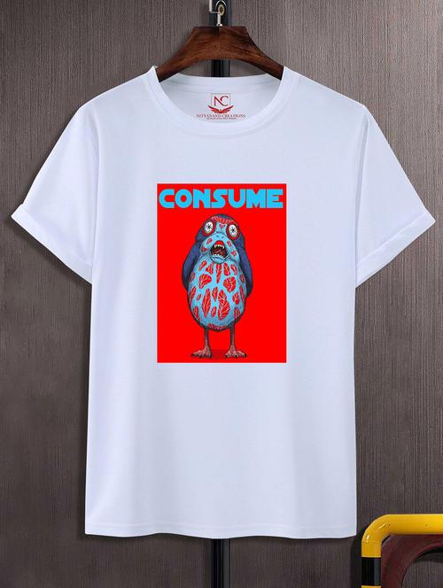 unisex graphic printed round neck tshirt - 20768546 - Very Small Image - 1