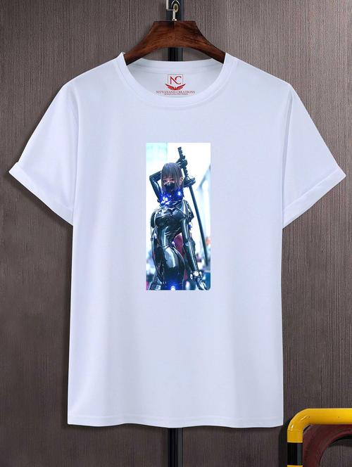 unisex graphic printed round neck tshirt - 20768559 - Very Small Image - 1