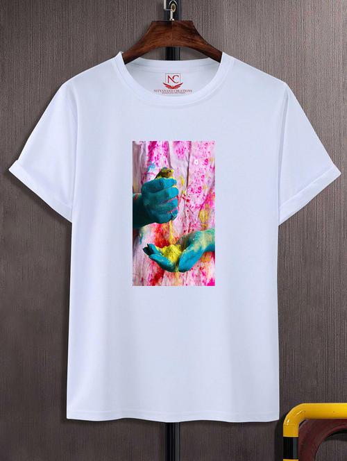 unisex graphic printed round neck tshirt - 20768563 - Very Small Image - 1