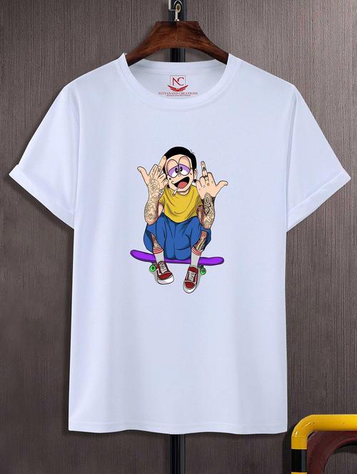 unisex graphic printed round neck tshirt - 20768579 - Very Small Image - 1