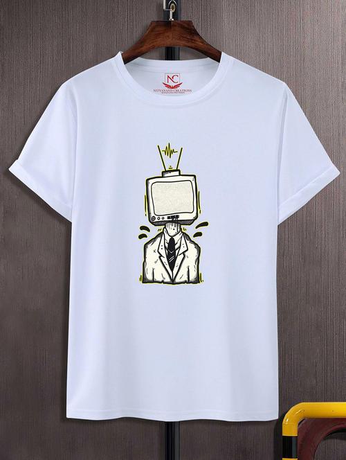 unisex graphic printed round neck tshirt - 20768591 - Very Small Image - 1