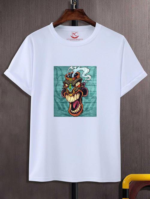 unisex graphic printed round neck tshirt - 20768592 - Very Small Image - 1
