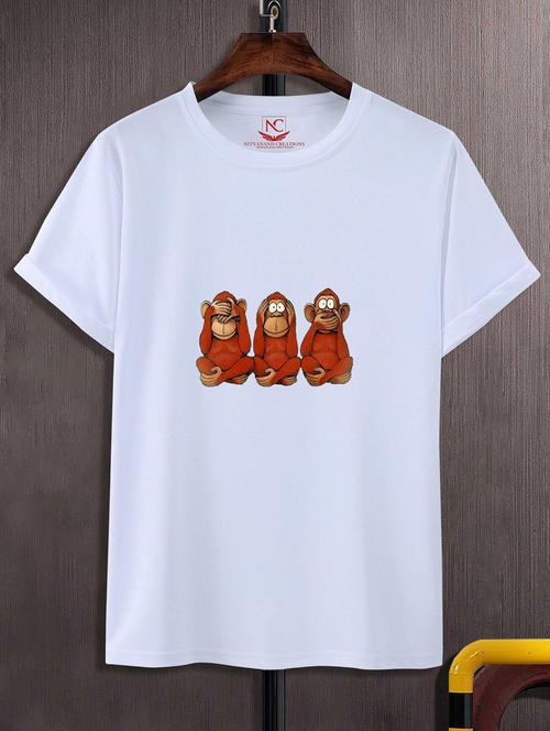 unisex graphic printed round neck tshirt - 20768598 - Very Small Image - 1