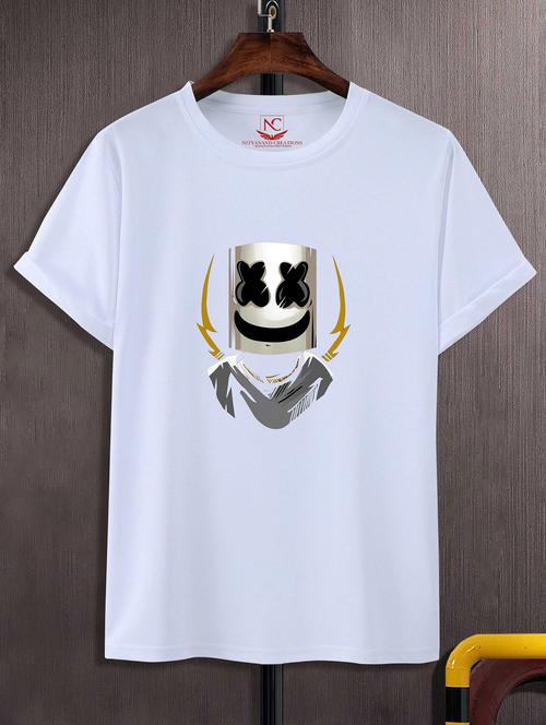 unisex graphic printed round neck tshirt - 20768600 - Very Small Image - 1