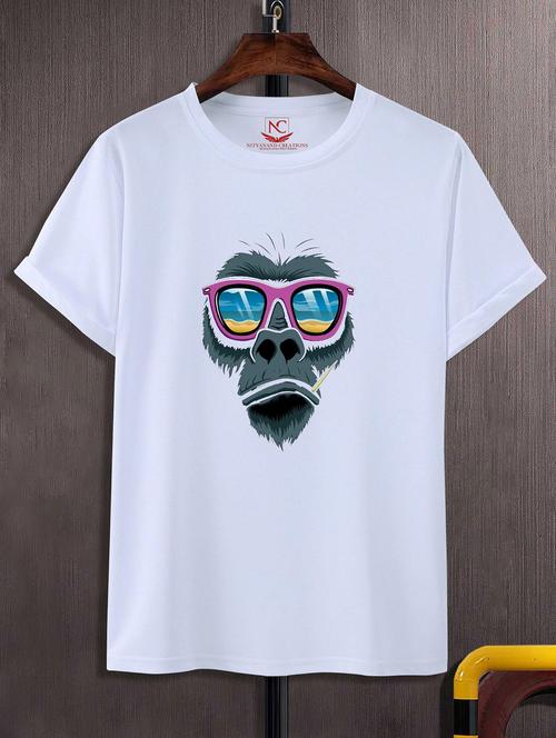 unisex graphic printed round neck tshirt - 20768603 - Very Small Image - 1