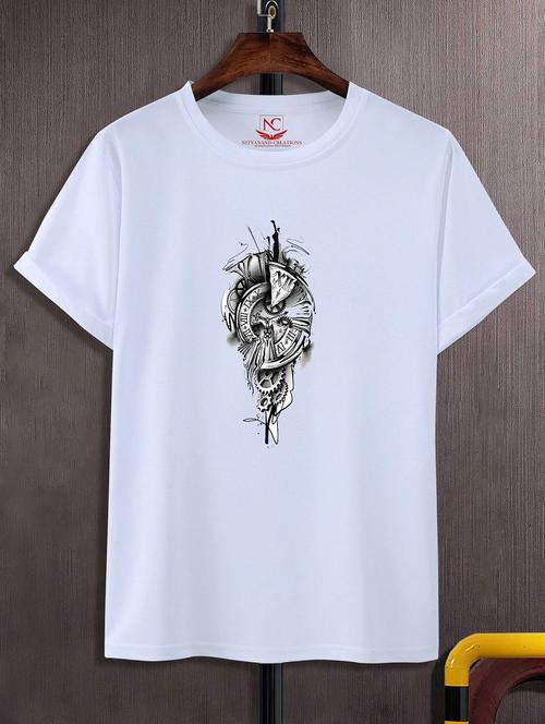 unisex graphic printed round neck tshirt - 20768716 - Very Small Image - 1