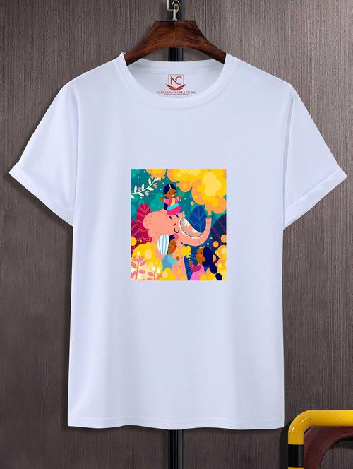 unisex graphic printed round neck tshirt - 20768721 - Very Small Image - 1