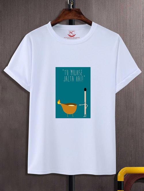 unisex graphic printed round neck tshirt - 20768737 - Very Small Image - 1