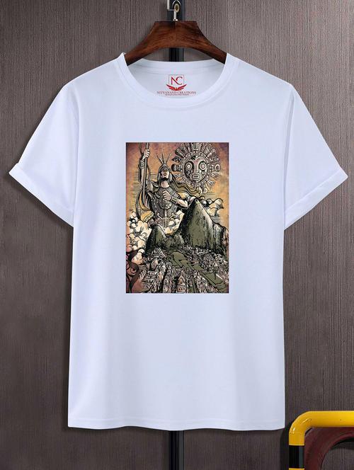 unisex graphic printed round neck tshirt - 20768738 - Very Small Image - 1