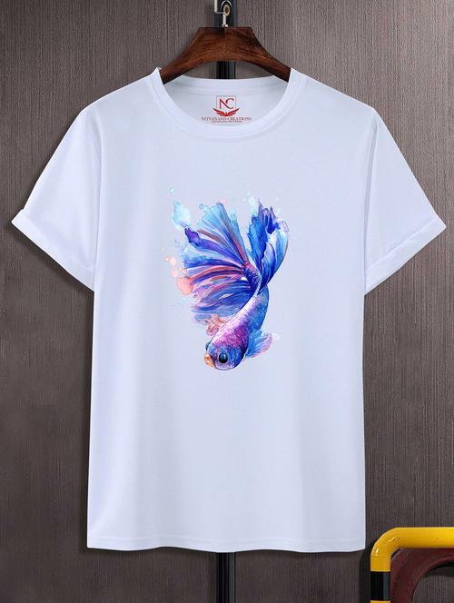 unisex graphic printed round neck tshirt - 20768754 - Very Small Image - 1
