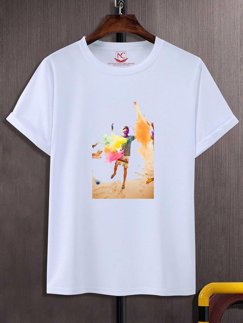 unisex graphic printed round neck tshirt - 20768765 - Very Small Image - 1