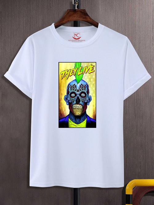 unisex graphic printed round neck tshirt - 20768768 - Very Small Image - 1