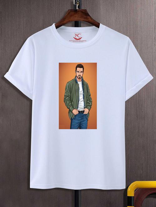 unisex graphic printed round neck tshirt - 20768790 - Very Small Image - 1
