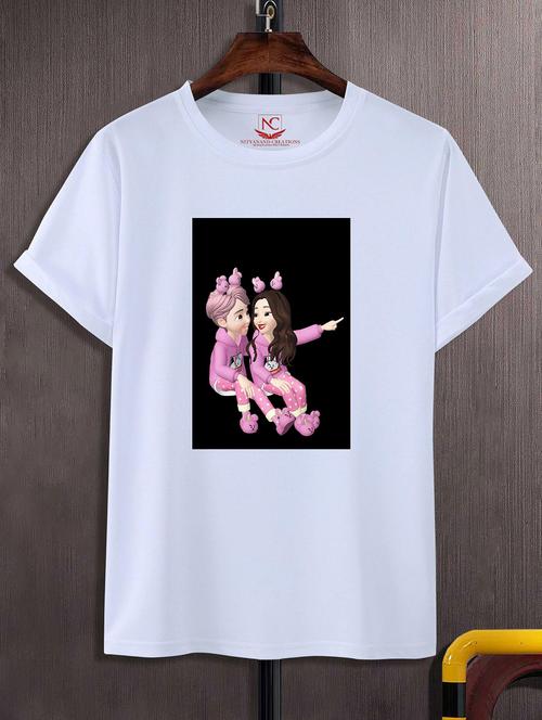 unisex graphic printed round neck tshirt - 20771510 - Very Small Image - 1