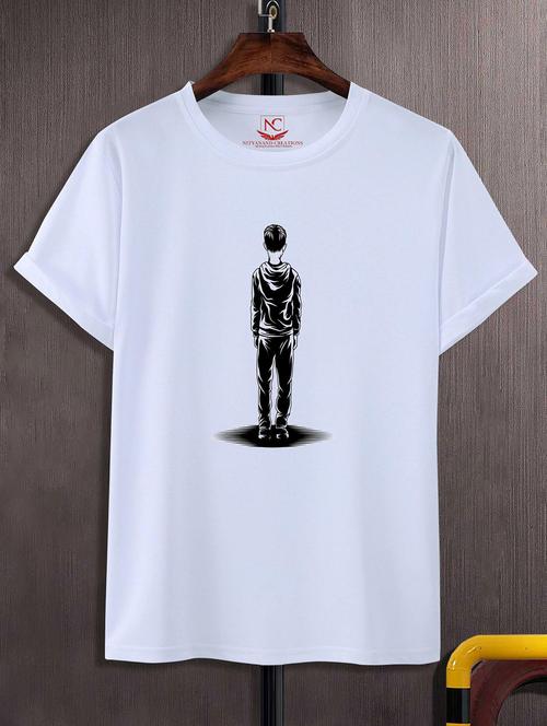 unisex graphic printed round neck tshirt - 20771511 - Very Small Image - 1