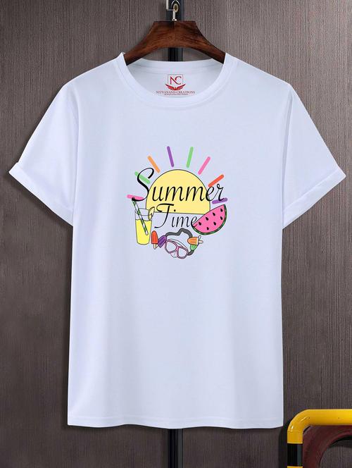 unisex graphic printed round neck tshirt - 20771515 - Very Small Image - 1