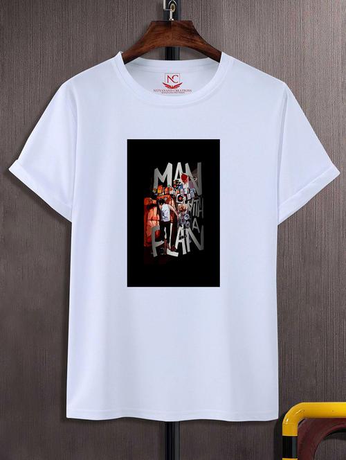 unisex graphic printed round neck tshirt - 20771518 - Very Small Image - 1