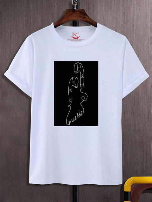 unisex graphic printed round neck tshirt - 20771526 - Very Small Image - 1