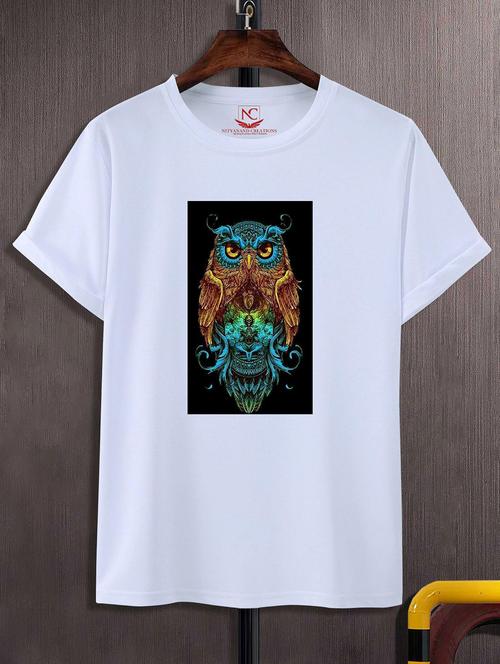 unisex graphic printed round neck tshirt - 20771535 - Very Small Image - 1