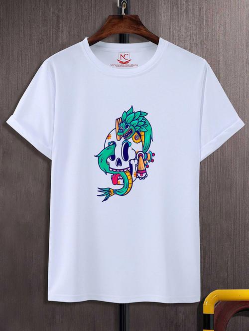 unisex graphic printed round neck tshirt - 20771545 - Very Small Image - 1
