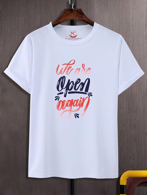 unisex graphic printed round neck tshirt - 20771778 - Very Small Image - 1