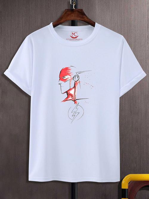 unisex graphic printed round neck tshirt - 20771800 - Very Small Image - 1