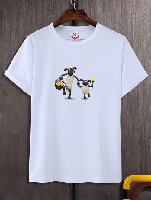 unisex graphic printed round neck tshirt - 20771809 - Very Small Image - 1
