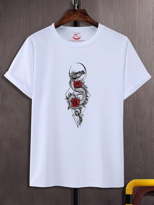 unisex graphic printed round neck tshirt - 20771863 - Very Small Image - 1