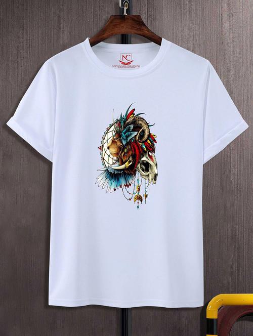 unisex graphic printed round neck tshirt - 20771880 - Very Small Image - 1