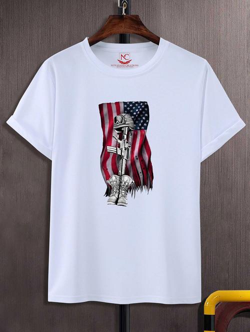 unisex graphic printed round neck tshirt - 20771895 - Very Small Image - 1