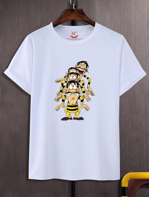 unisex graphic printed round neck tshirt - 20771933 - Very Small Image - 1