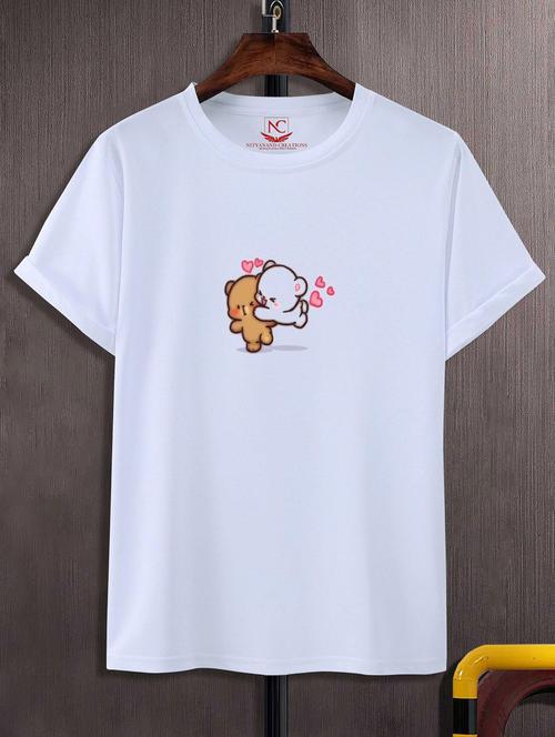 unisex graphic printed round neck tshirt - 20771978 - Very Small Image - 1