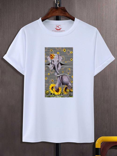unisex graphic printed round neck tshirt - 20771979 - Very Small Image - 1