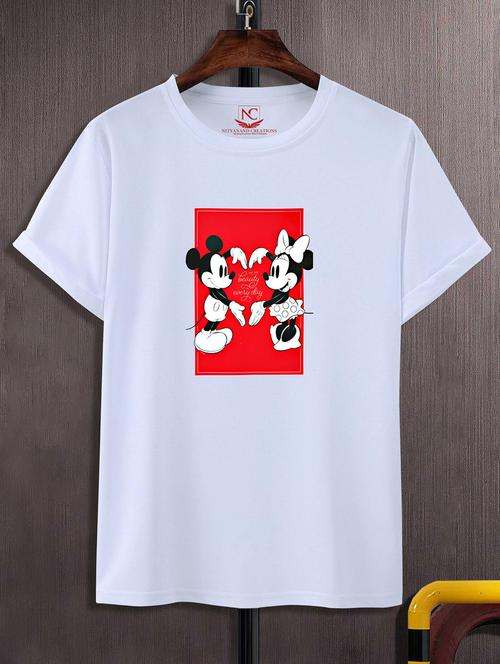 unisex graphic printed round neck tshirt - 20771989 - Very Small Image - 1