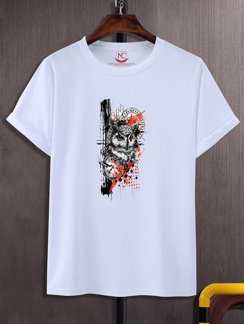 unisex graphic printed round neck tshirt - 20772012 - Very Small Image - 1