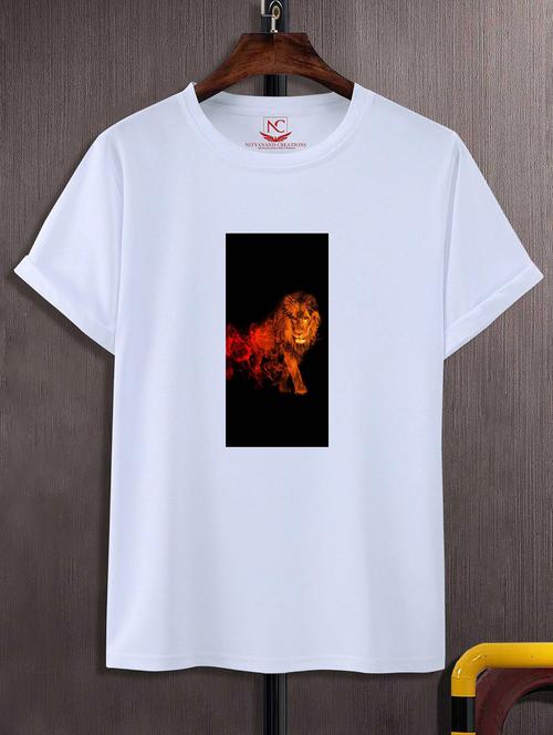 unisex graphic printed round neck tshirt - 20772029 - Very Small Image - 1
