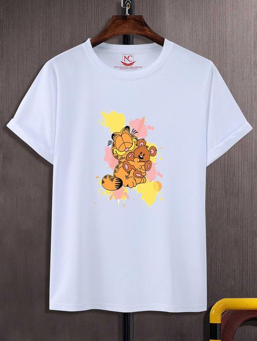 unisex graphic printed round neck tshirt - 20772049 - Very Small Image - 1