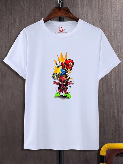 unisex graphic printed round neck tshirt - 20772058 - Very Small Image - 1