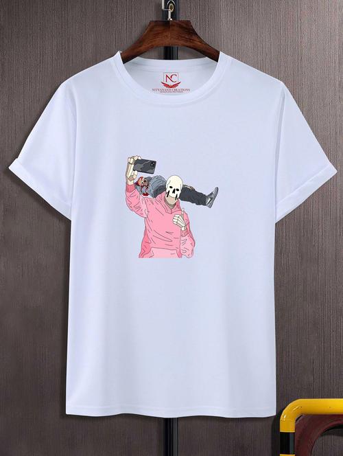 unisex graphic printed round neck tshirt - 20772091 - Very Small Image - 1