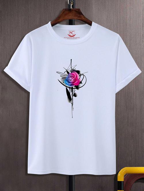unisex graphic printed round neck tshirt - 20772120 - Very Small Image - 1