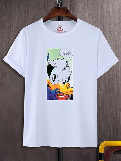 unisex graphic printed round neck tshirt - 20772139 - Very Small Image - 1