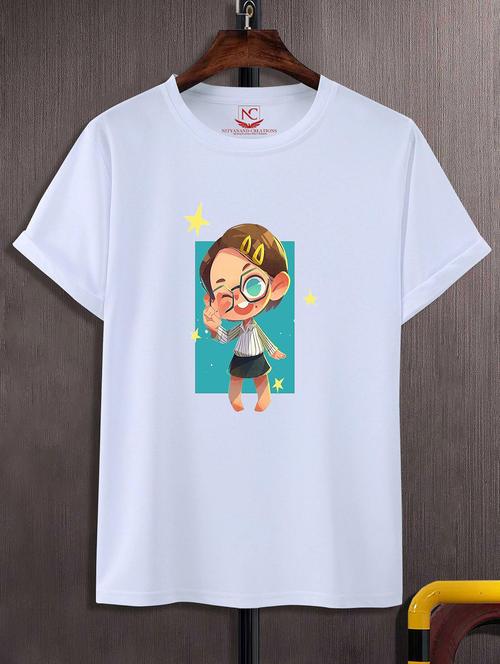 unisex graphic printed round neck tshirt - 20772148 - Very Small Image - 1